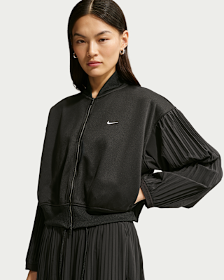 Nike Sportswear Women's Pleated Sleeve Jacket. Nike ID